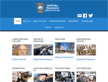 Tablet Screenshot of hullpolice.org